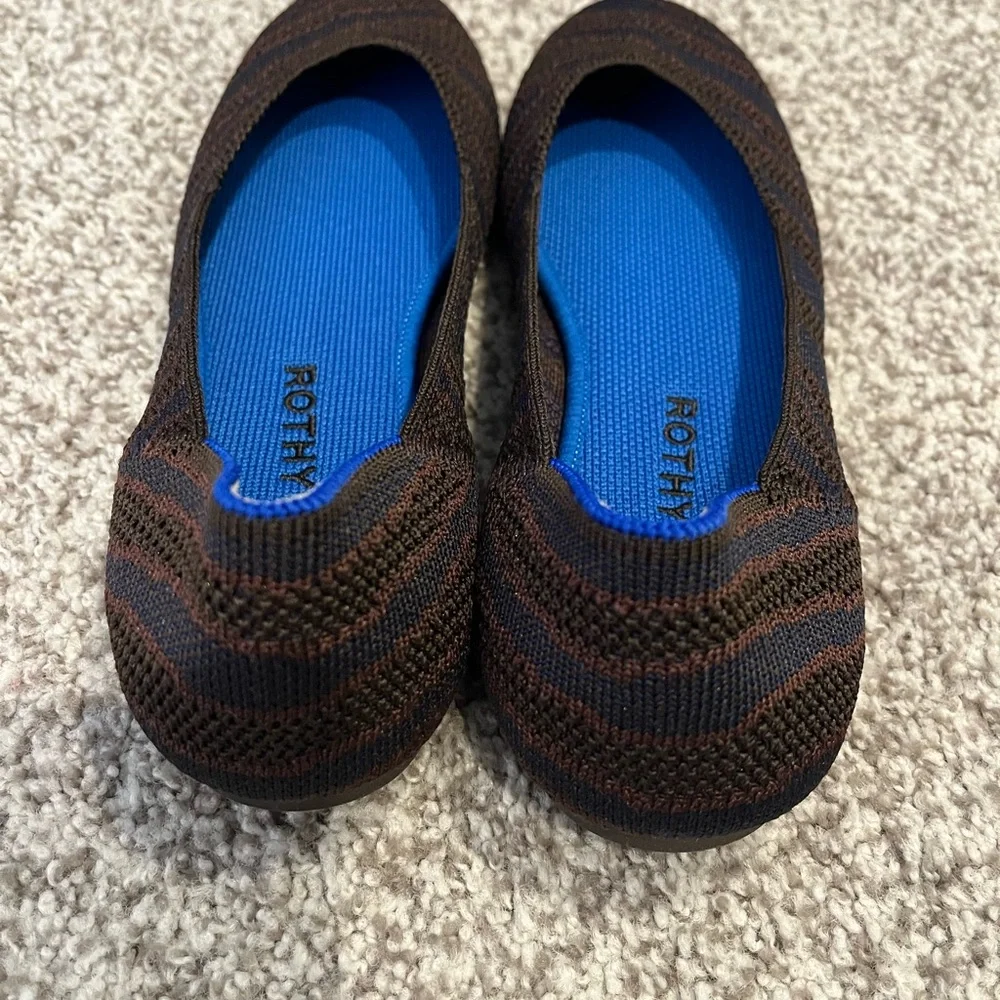Rothy’s Sapphire Zebra Limited Edition Women’s Size 8.5 Ballet Flats - Picture 3 of 7